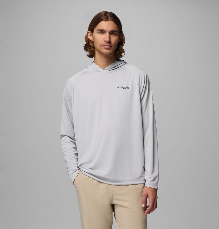 PFG Solar Stream Hoodie, Color: Cool Grey, image 1