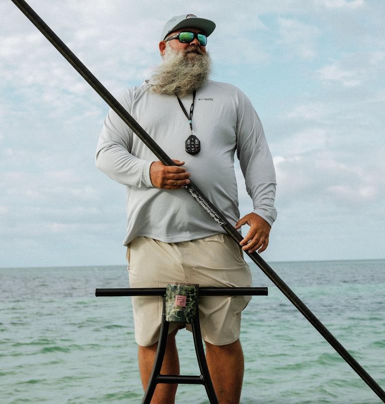 PFG Solar Stream Hoodie, Color: Cool Grey, image 7