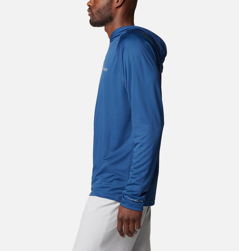 Men's PFG Solar Stream Technical Hoodie, Color: Carbon, image 3