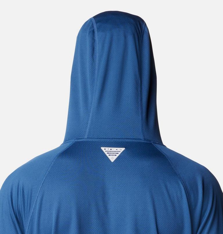 Men's PFG Solar Stream Technical Hoodie, Color: Carbon, image 5