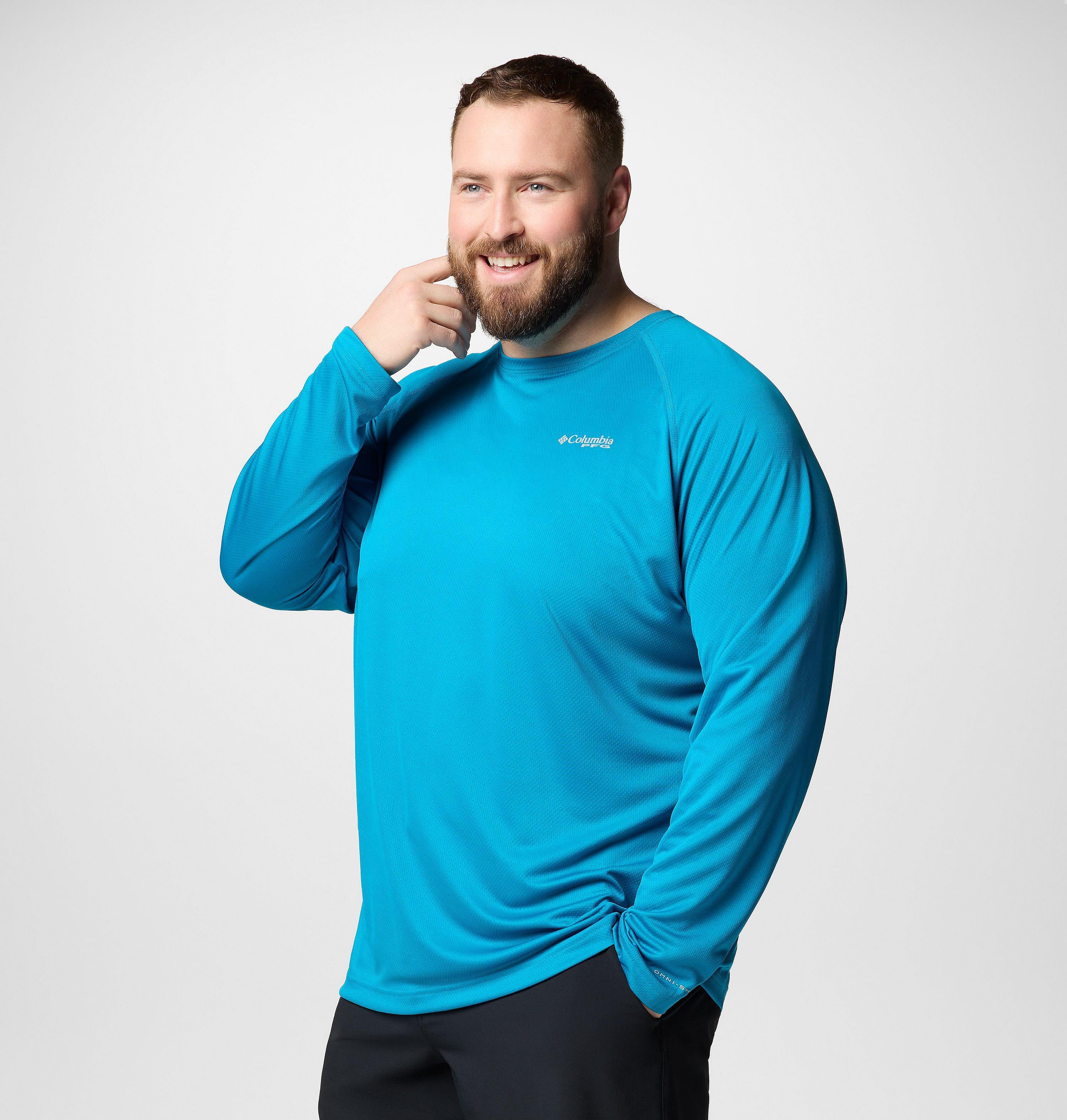 Men's PFG Solar Stream Long Sleeve Shirt - Big 4