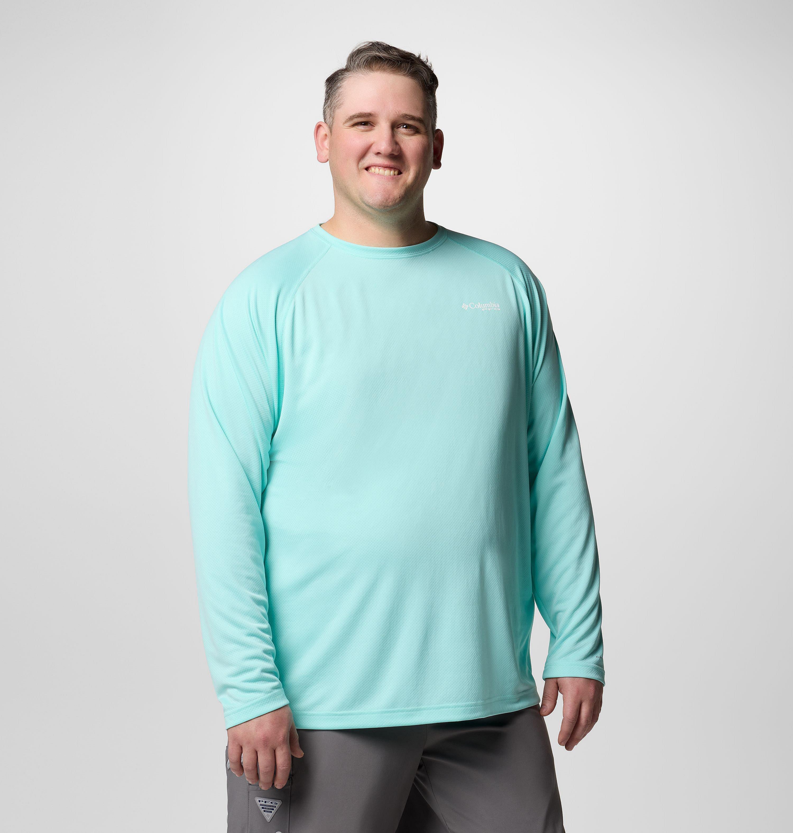 Men's PFG Solar Stream Long Sleeve Shirt - Big 1