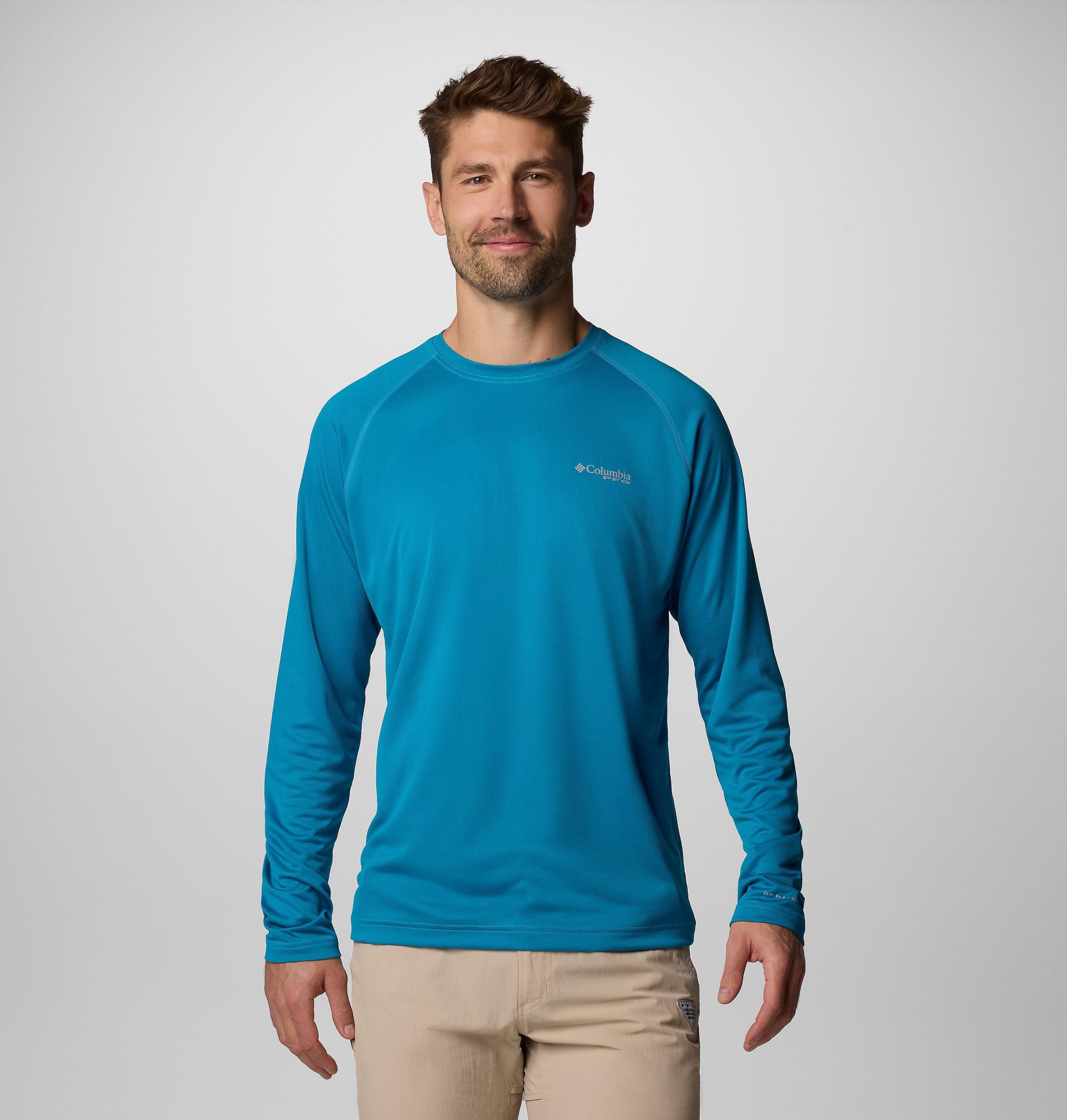 Men's PFG Solar Stream Long Sleeve Shirt - Tall 1