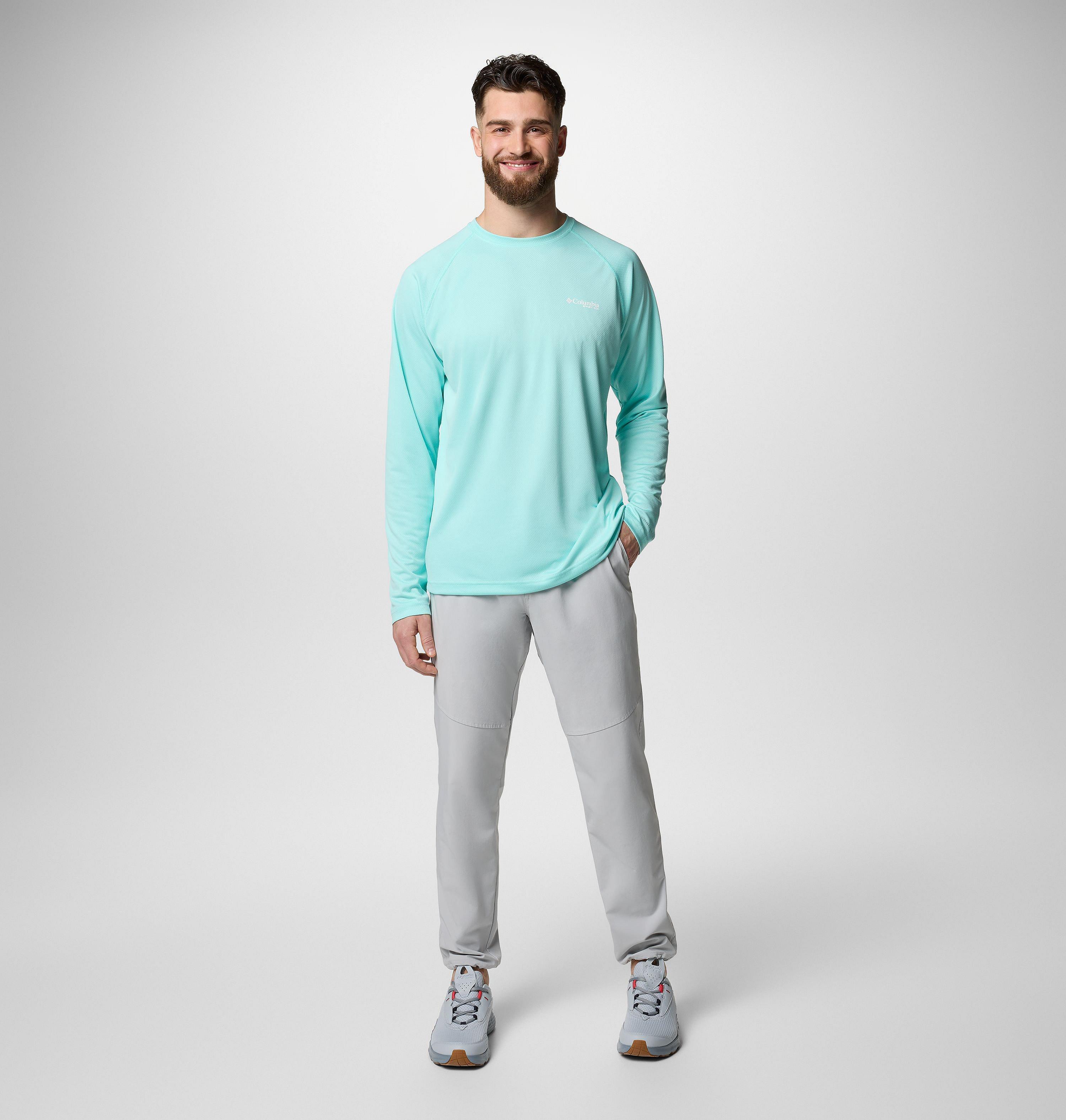 Men's PFG Solar Stream Long Sleeve Shirt - Tall 2