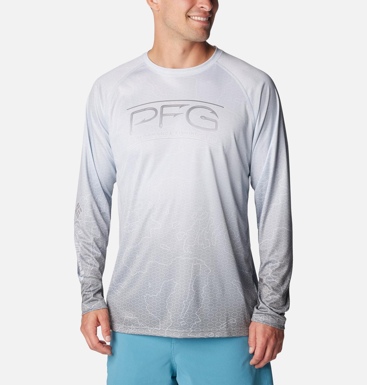 Men's PFG Super Terminal Tackle™ Super Fade Long Sleeve Shirt 1