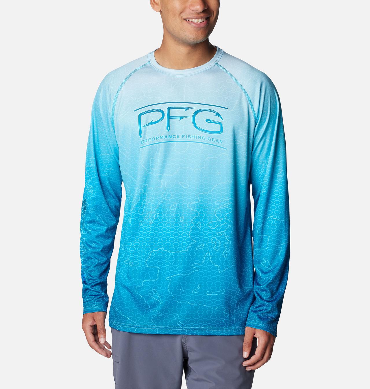 Men's PFG Super Terminal Tackle™ Super Fade Long Sleeve Shirt | 417 | XS 1
