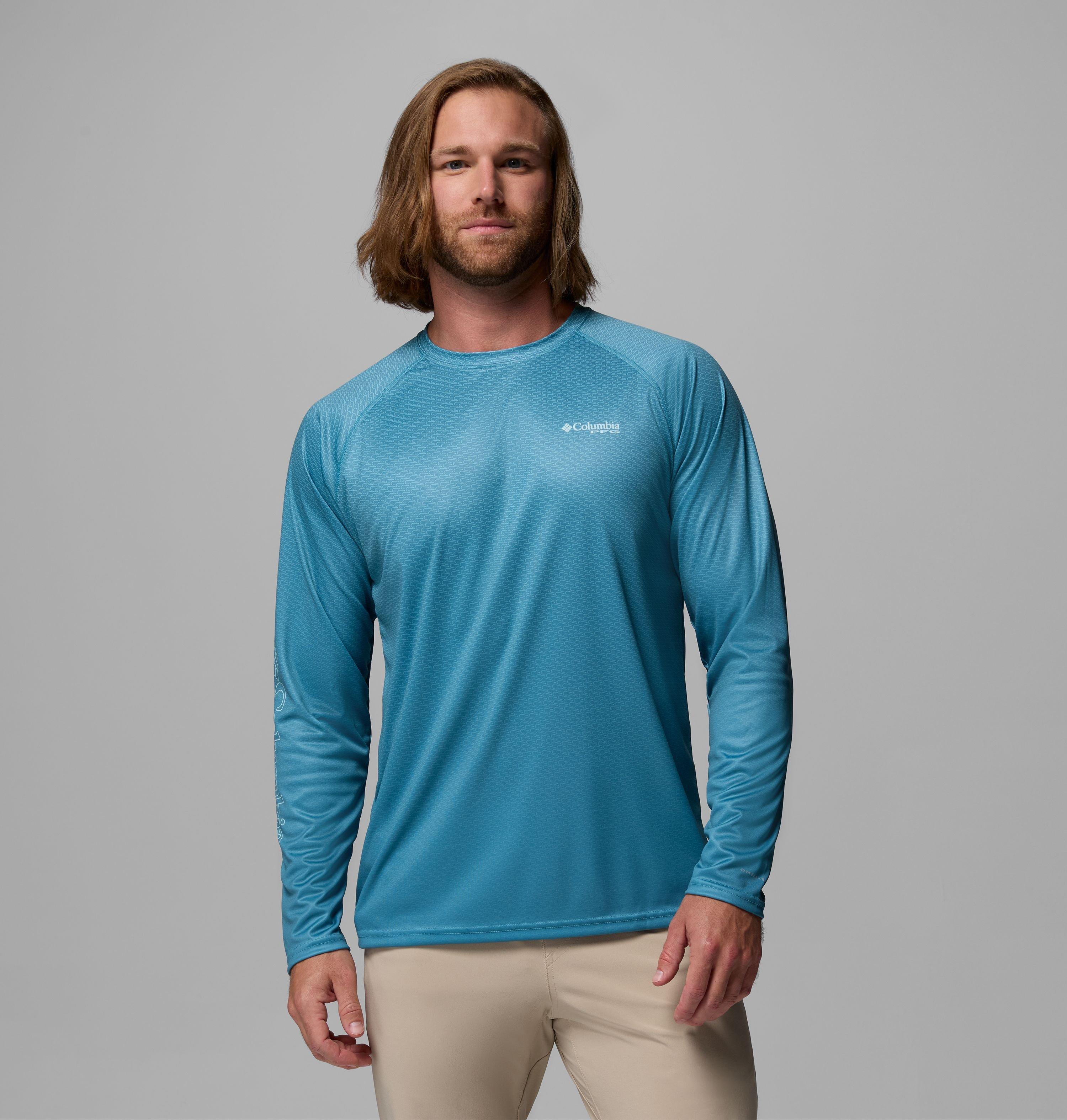 Columbia Men's PFG Super Terminal Tackle  Super Fade Long Sleeve Shirt-