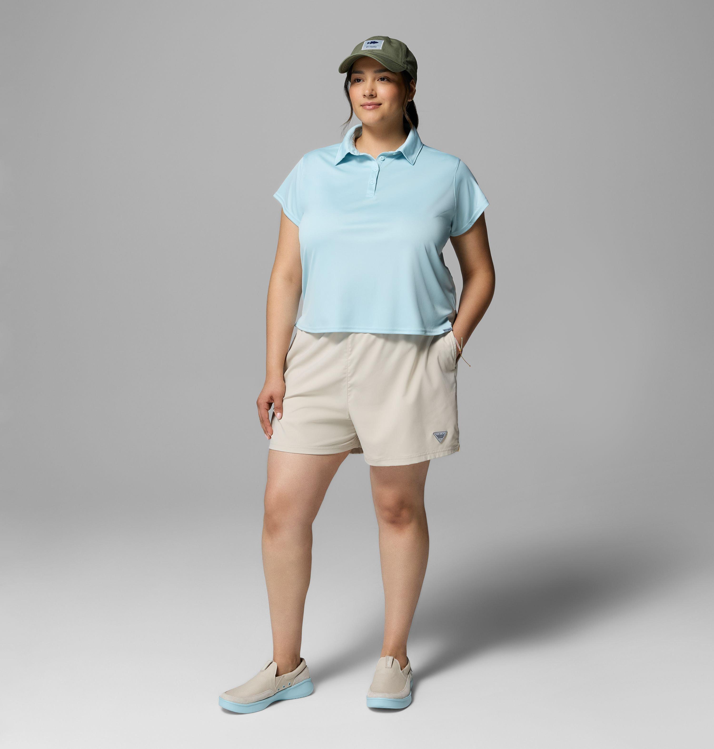 Femme Polo à manches courtes PFG Tidal Tee™ - Grandes tailles | 482 | 1X 2