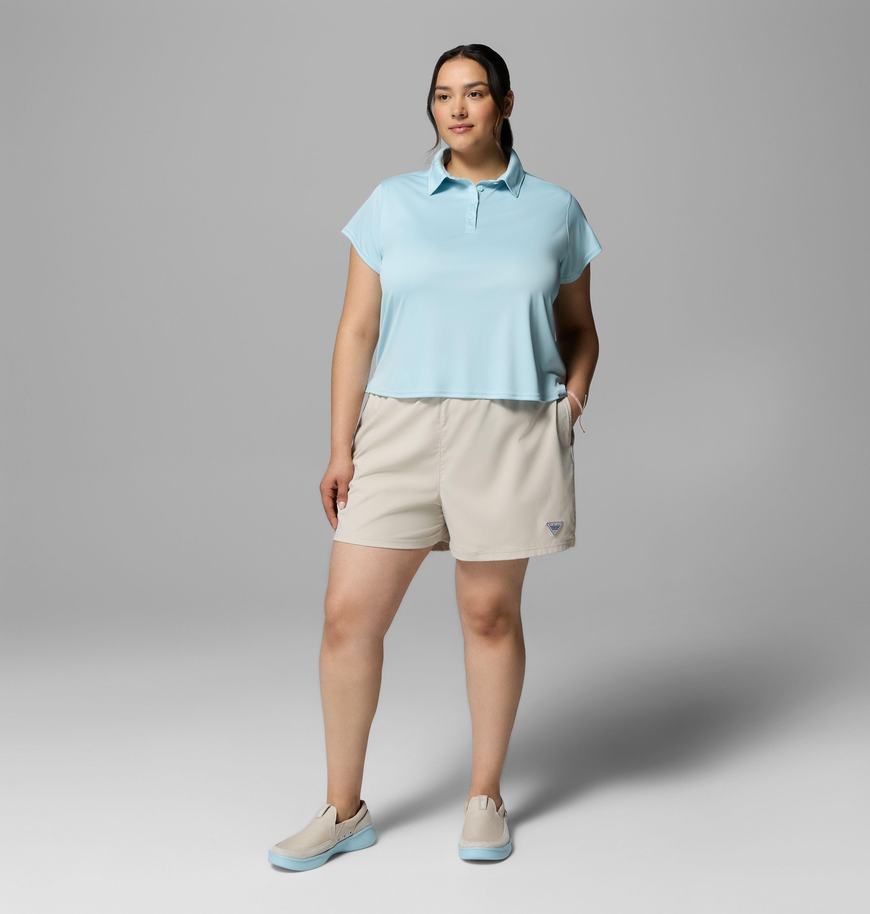 Femme Polo à manches courtes PFG Tidal Tee™ - Grandes tailles | 482 | 1X 7