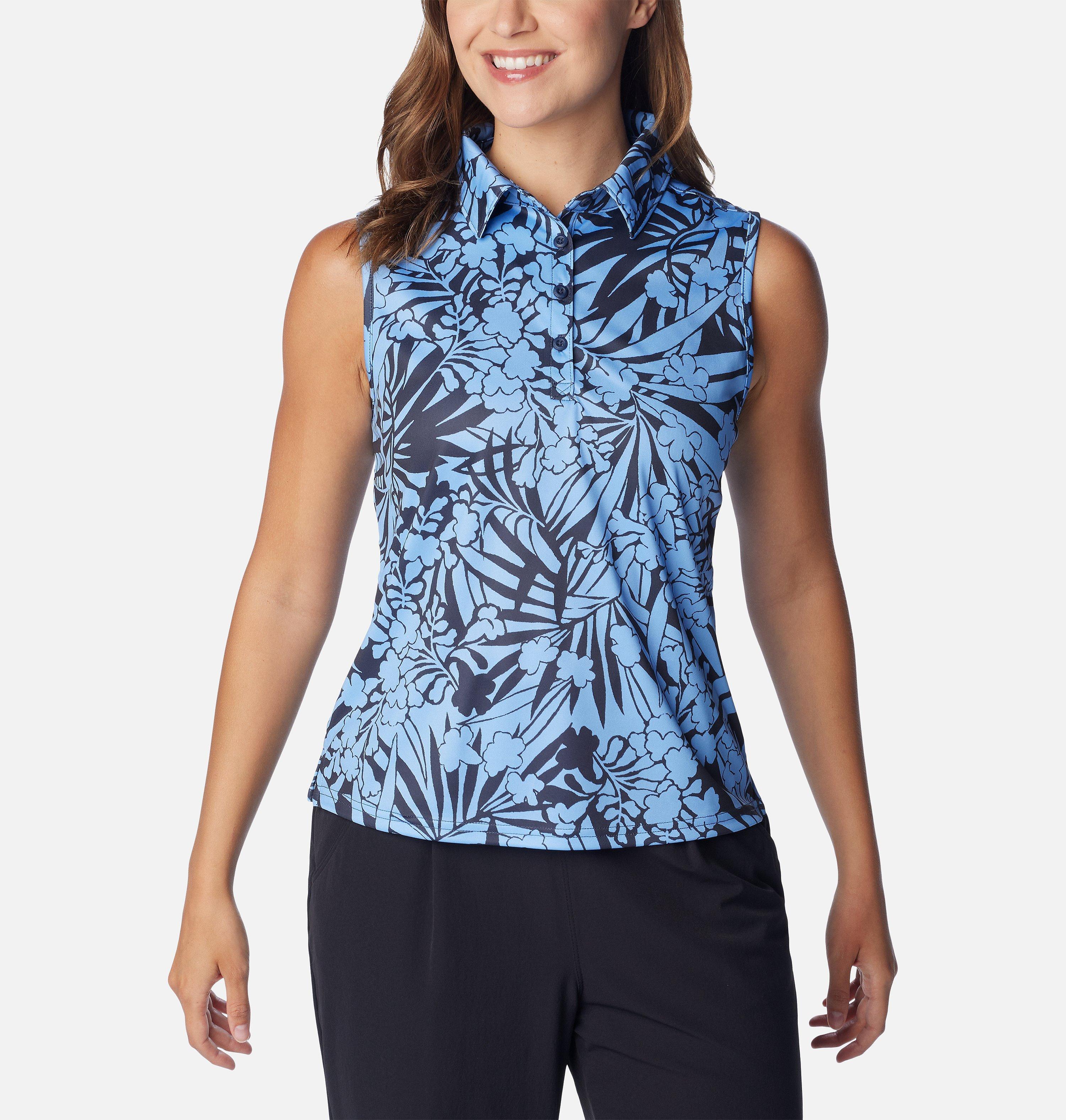 Polo sans manches PFG Super Tidal Tee pour femme 1