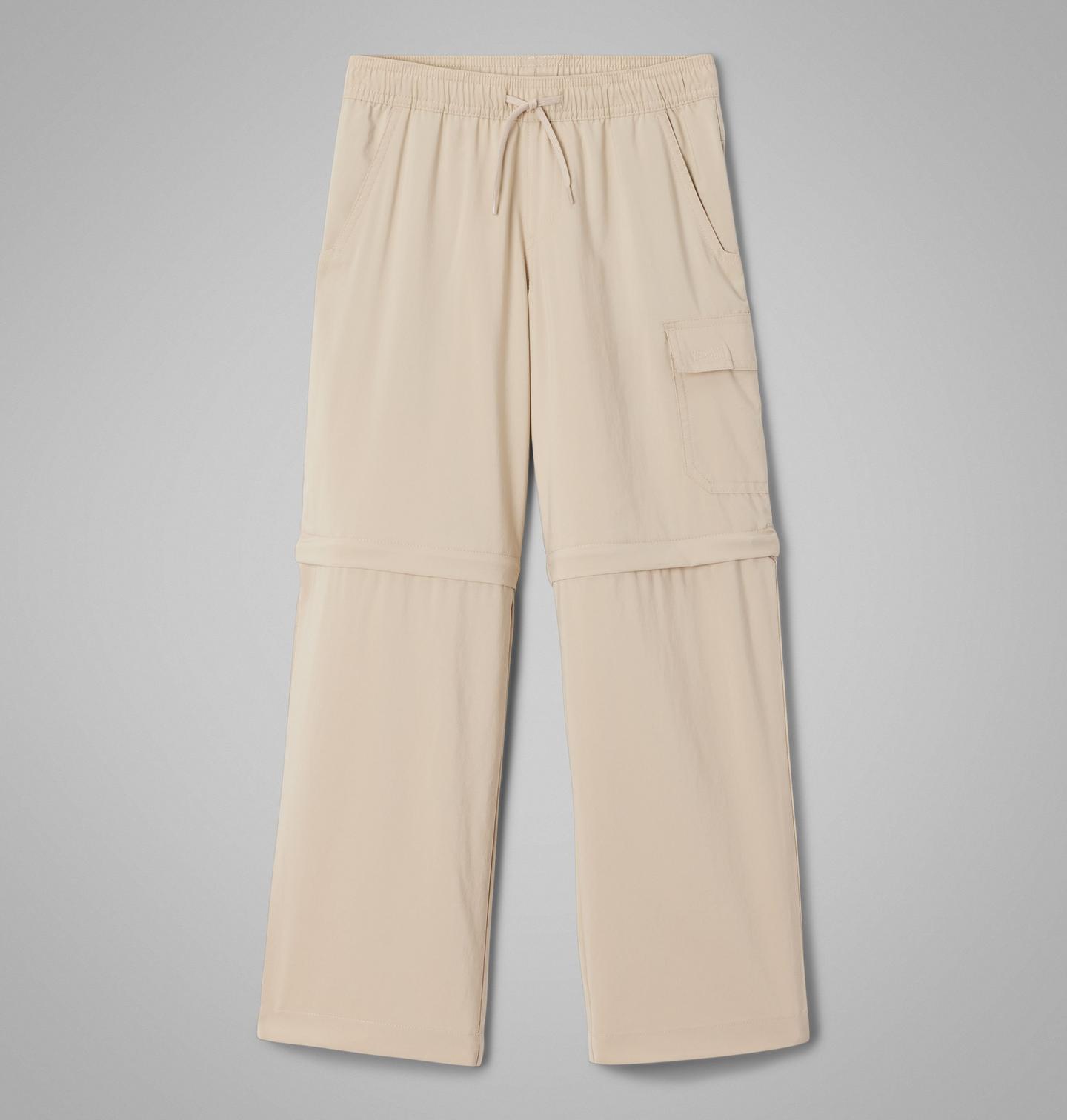 Брюки Columbia Silver Ridge Utility Convertible Pants для мальчиков, цвет: Серо-бежевый — фото 1