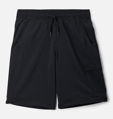 Boys' Silver Ridge Utility Convertible Hiking Trousers, Color: Black, image 3