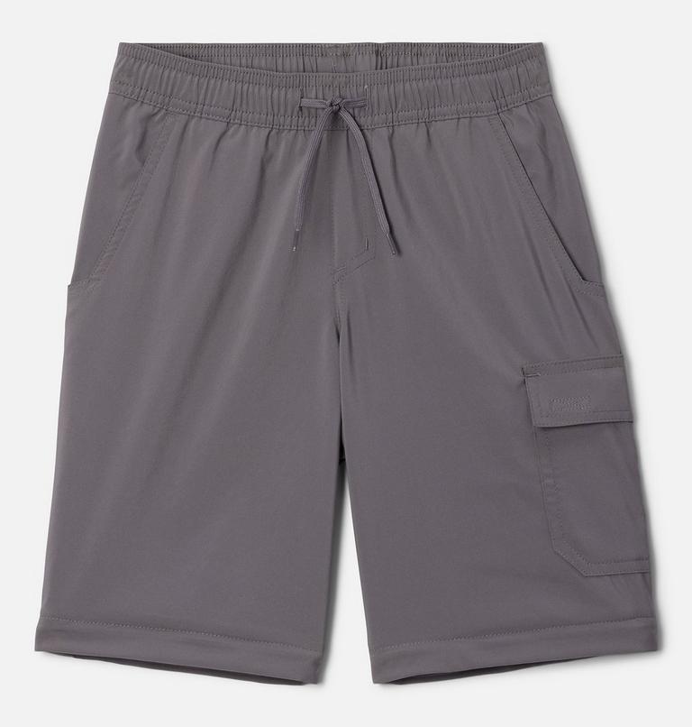 Boys' Silver Ridge Utility Convertible Hiking Trousers, Color: City Grey, image 3