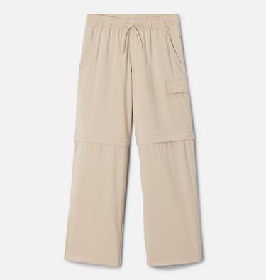 Boys' Silver Ridge Utility Convertible Hiking Trousers, Color: Ancient Fossil, image 1