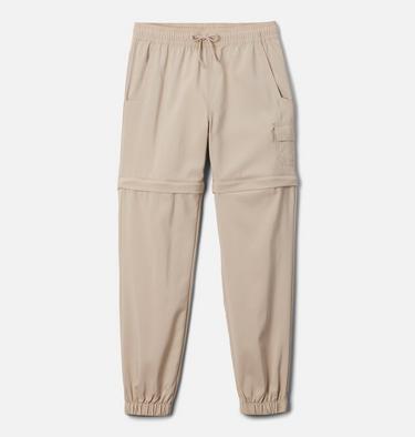 Girls' Silver Ridge Utility Convertible Hiking Trousers, Color: Ancient Fossil, image 1