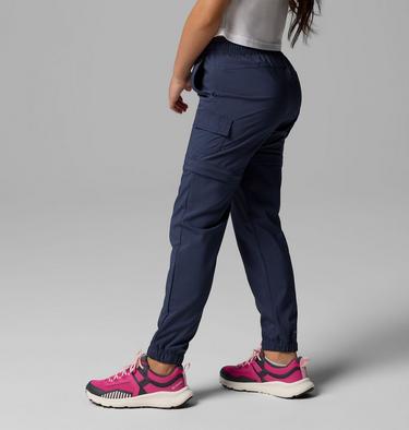 Girls' Silver Ridge Utility Convertible Hiking Trousers, Color: Nocturnal, image 4