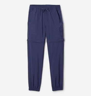 Girls' Silver Ridge Utility Convertible Hiking Trousers, Color: Nocturnal, image 1