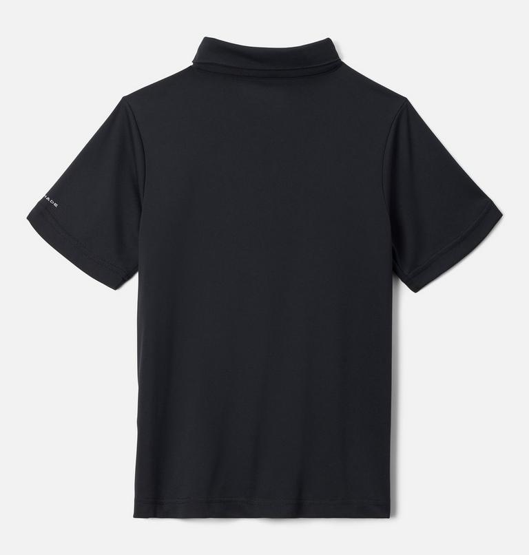 Boys' Columbia Hike Technical Polo Shirt, Color: Black, image 2