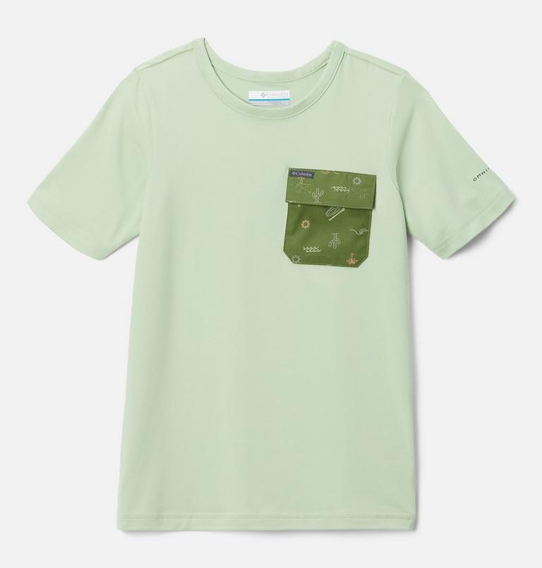 Youth Washed Out Technical T-Shirt, Color: Sage Leaf, image 1