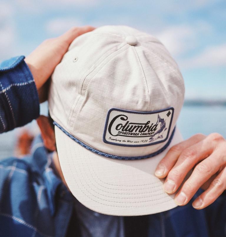 Ratchet Strap Snap Back, Color: Dark Stone, West Fish, image 3