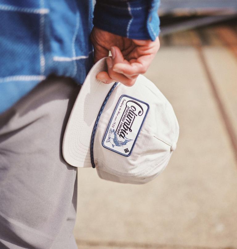 Ratchet Strap Snap Back, Color: Dark Stone, West Fish, image 4