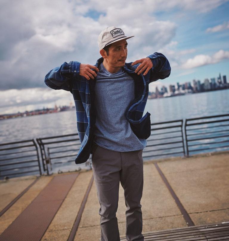 Ratchet Strap Snap Back, Color: Dark Stone, West Fish, image 5