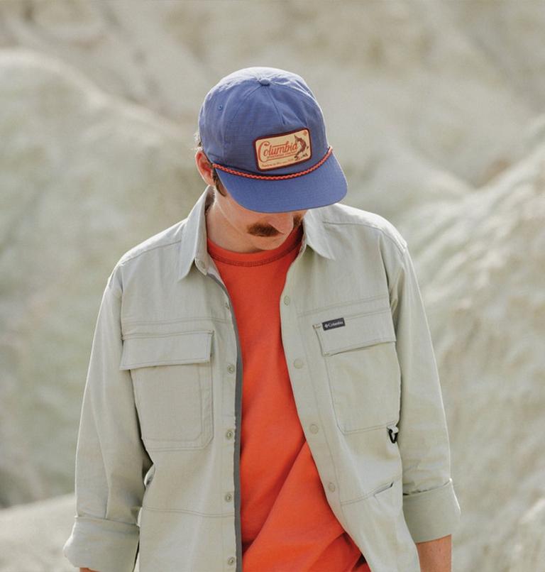 Unisex Ratchet Strap Snap Back, Color: Dark Mountain, West Fish, image 8