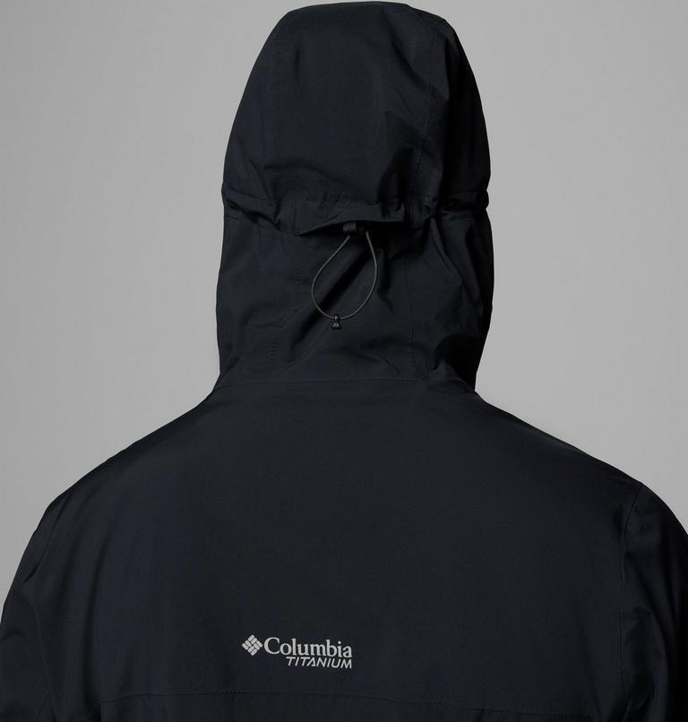 Men's Ampli-Dry II Waterproof Hiking Shell Jacket, Color: Black, image 11