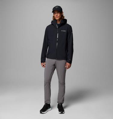 Men's Ampli-Dry II Waterproof Hiking Shell Jacket, Color: Black, image 8