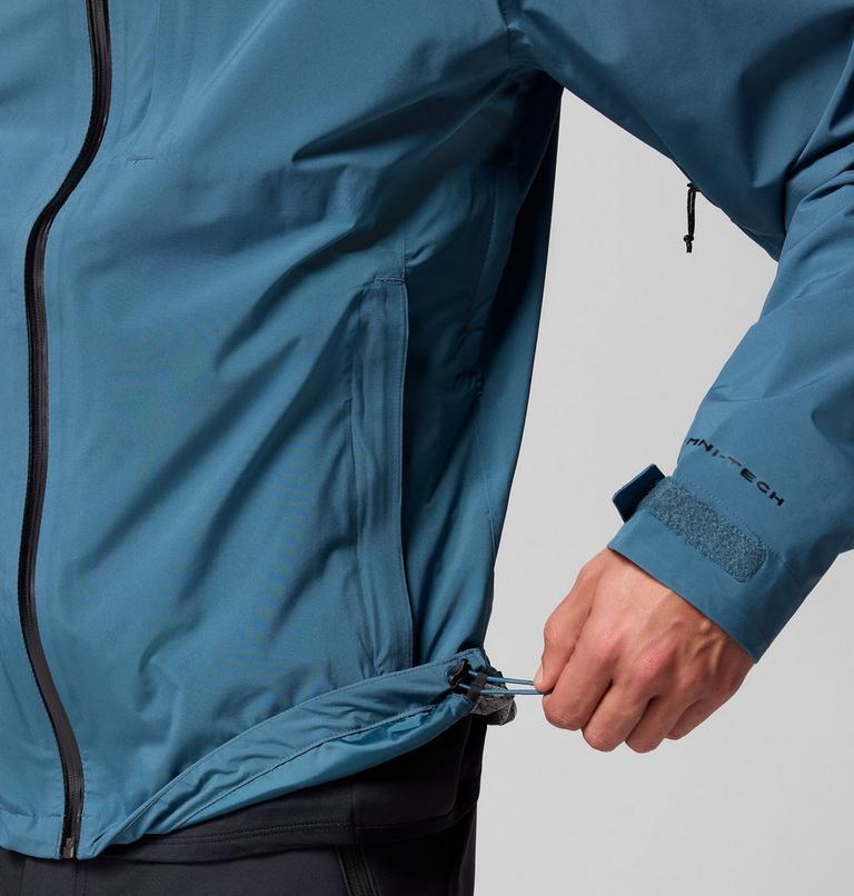 Men's Ampli-Dry II Waterproof Hiking Shell Jacket, Color: Everblue, image 9