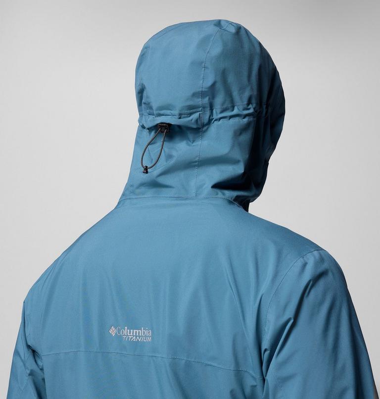 Men's Ampli-Dry II Waterproof Hiking Shell Jacket, Color: Everblue, image 10