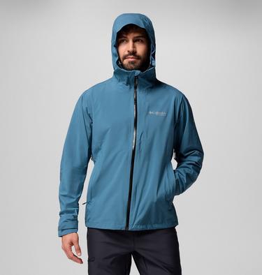 Men's Ampli-Dry II Waterproof Hiking Shell Jacket, Color: Everblue, image 1