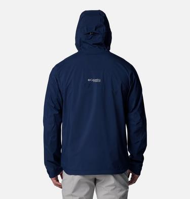 Men's Ampli-Dry II Waterproof Hiking Shell Jacket, Color: Collegiate Navy, image 8