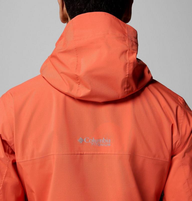 Men's Ampli-Dry II Waterproof Hiking Shell Jacket, Color: Zing, image 13