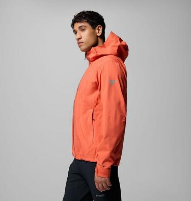 Men's Ampli-Dry II Waterproof Hiking Shell Jacket, Color: Zing, image 4