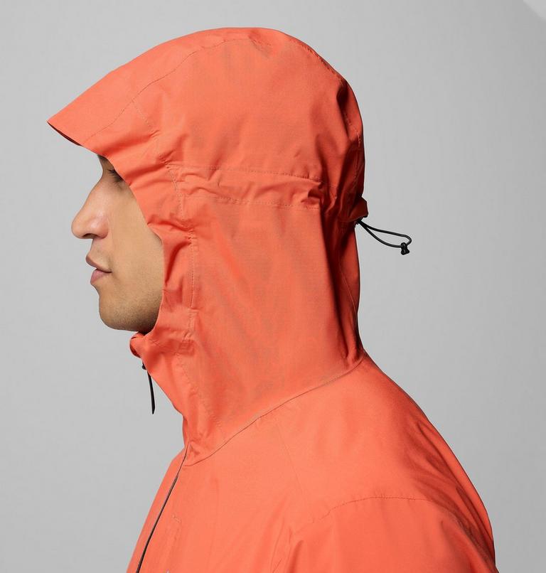 Men's Ampli-Dry II Waterproof Hiking Shell Jacket, Color: Zing, image 8