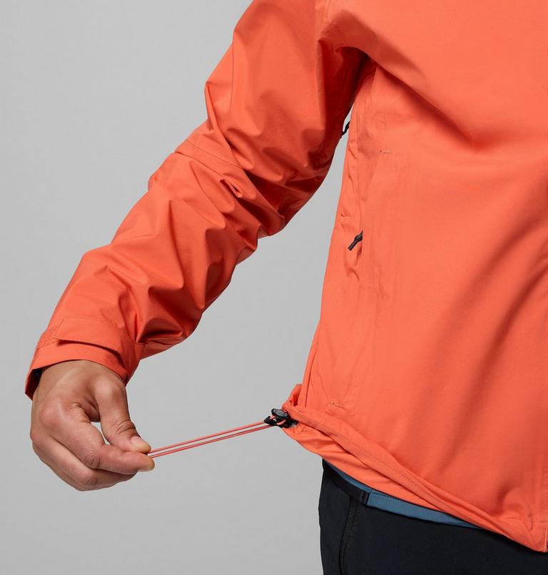 Men's Ampli-Dry II Waterproof Hiking Shell Jacket, Color: Zing, image 10