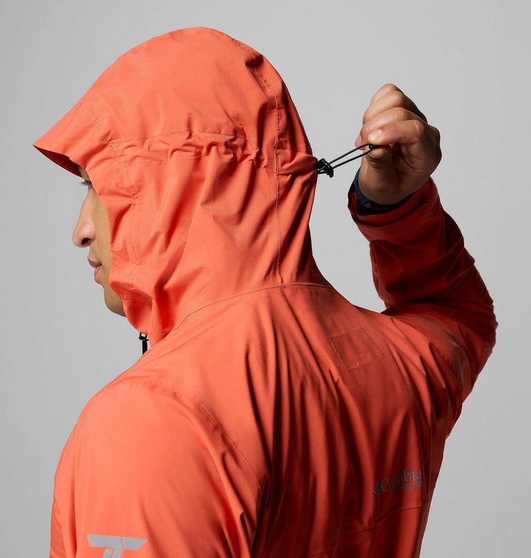 Men's Ampli-Dry II Waterproof Hiking Shell Jacket, Color: Zing, image 11
