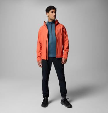 Men's Ampli-Dry II Waterproof Hiking Shell Jacket, Color: Zing, image 2