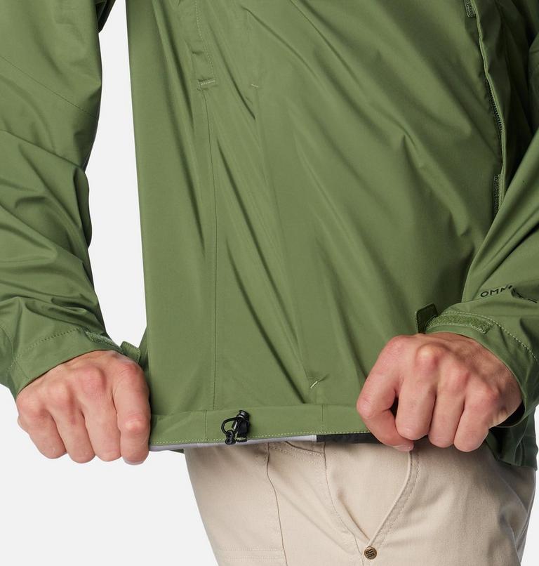 Men's Wahkeena Falls 3L Waterproof Hiking Shell, Color: Canteen, image 8