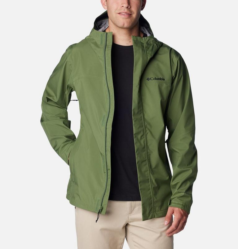 Men's Wahkeena Falls 3L Waterproof Hiking Shell, Color: Canteen, image 9