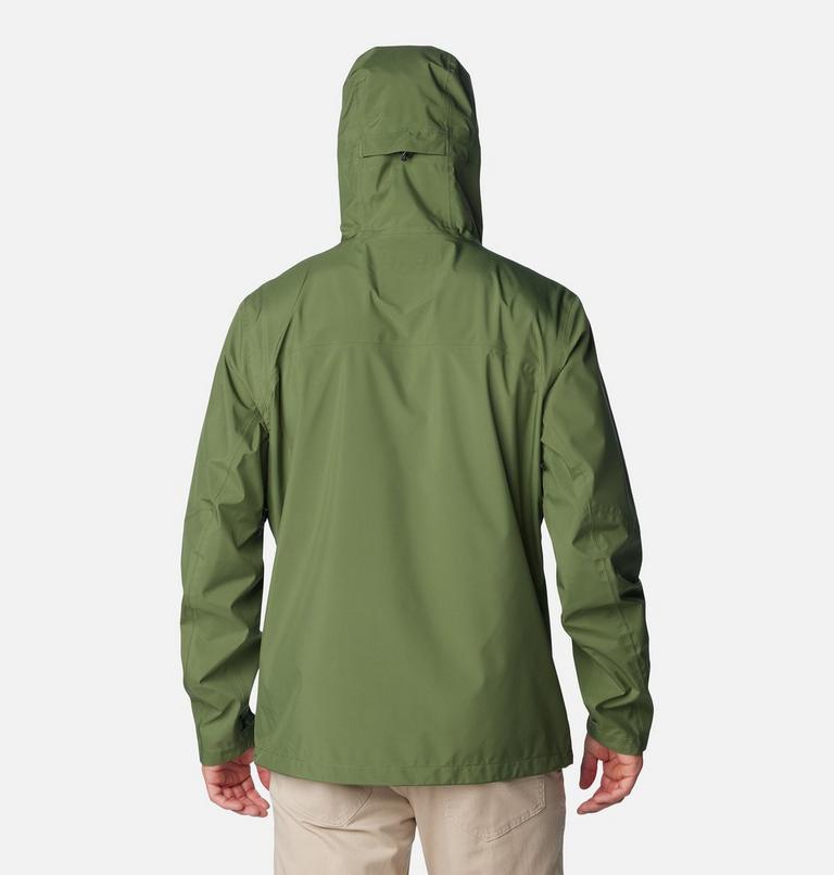 Men's Wahkeena Falls 3L Waterproof Hiking Shell, Color: Canteen, image 2