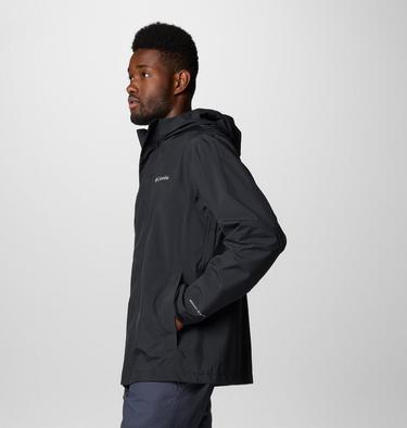 Men's Wahkeena Falls II 3L Waterproof Hiking Shell, Color: Black, image 4