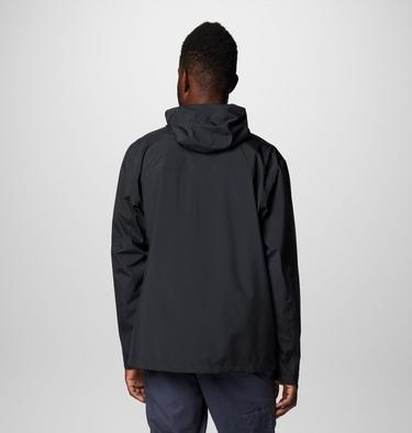 Men's Wahkeena Falls II 3L Waterproof Hiking Shell, Color: Black, image 2