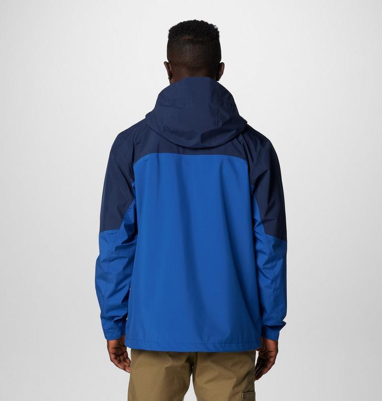 Wahkeena Falls II 3L wasserdichte Wander-Shell für Männer, Color: Mountain Blue, Collegiate Navy, image 2