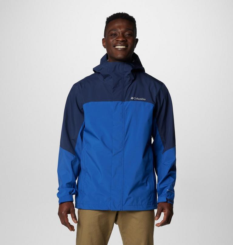 Wahkeena Falls II 3L wasserdichte Wander-Shell für Männer, Color: Mountain Blue, Collegiate Navy, image 1
