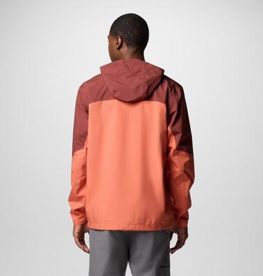 Men's Wahkeena Falls II 3L Waterproof Hiking Shell, Color: Tuscan, Spice, image 2