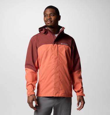 Men's Wahkeena Falls II 3L Waterproof Hiking Shell, Color: Tuscan, Spice, image 1