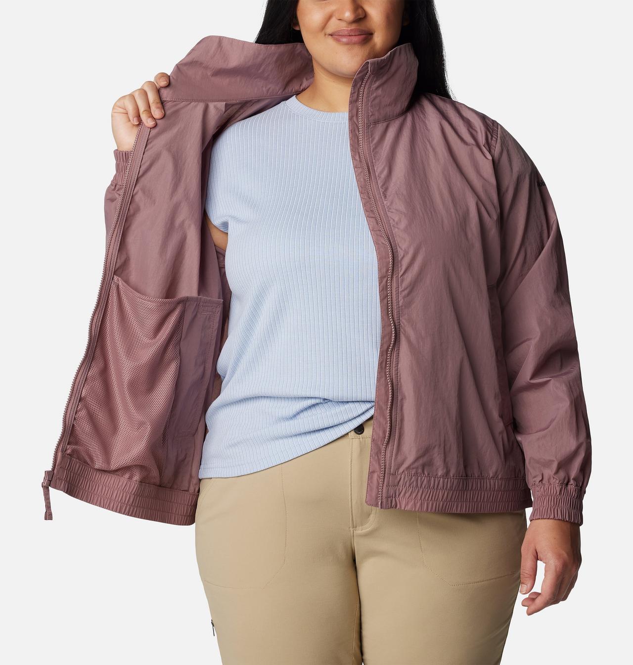 Women's Time is Right™ Windbreaker - Plus Size 5