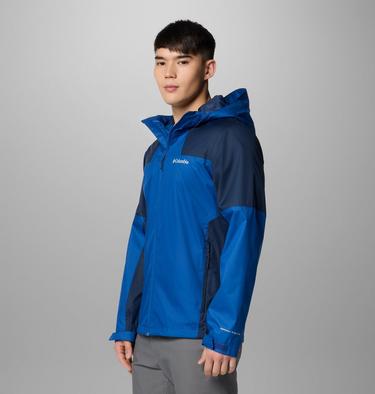 Men's Inner Limits III Jacket, Color: Mountain Blue, Collegiate Navy, image 8